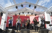 Brassroots perform at the Goodwood Festival of Speed