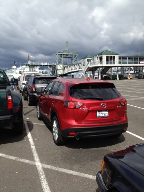 Ferry away from Seattle