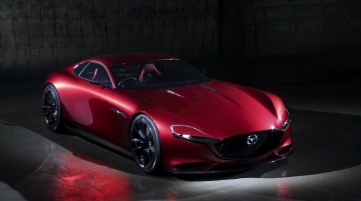 Mazda RX-Vision concept for a rotary-powered sports car. Interview with Kiyoshi Fujiwara, head of Mazda research and development
