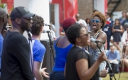 House Gospel Choir performs Stable Yard, Goodwood